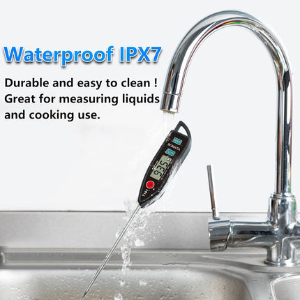 Digital Water Thermometer – Instant Read, Waterproof for Cooking, Meat, BBQ