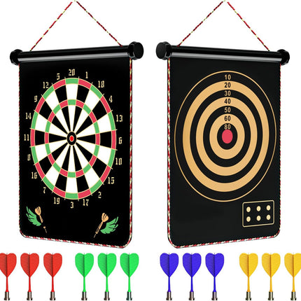 Magnetic Dart Board Game for Kids – 12 Darts, Indoor & Outdoor Fun Ages 8–13
