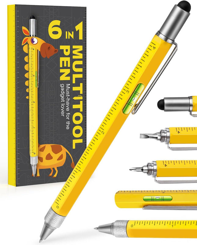 Multitool Pen – Stocking Stuffer for Men, Cool Gadgets & Gifts for Dad, Husband