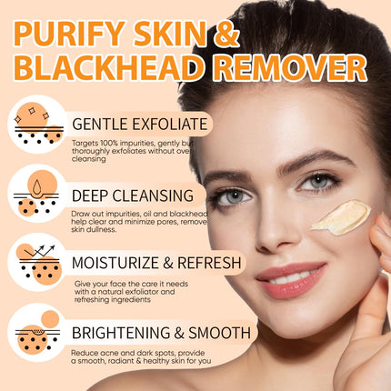 Facial Exfoliating Scrub with Retinol Deep Clean Face Wash Men Women Skincare