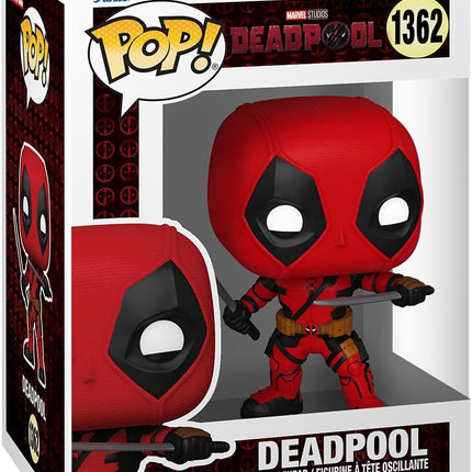 POP Marvel Deadpool & Wolverine Deadpool Vinyl Figure, Collectible Shelf Display