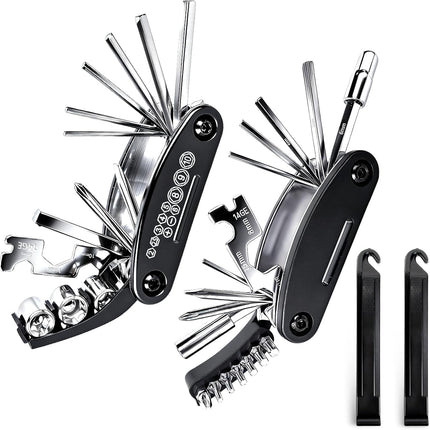 16-in-1 Bike Multi Tool Kit – Compact Portable Repair Set for MTB & Road Bikes