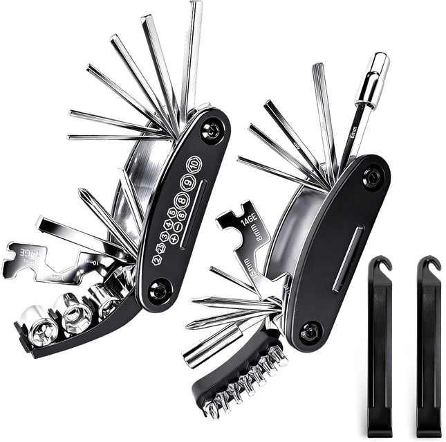 16-in-1 Bike Multi Tool Kit – Compact Portable Repair Set for MTB & Road Bikes