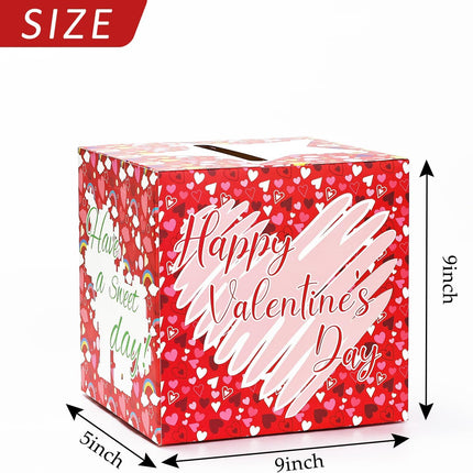 Valentine’s Cards Box for Kids: 30 Heart Cards & 5 Teacher Cards for Classroom Exchange
