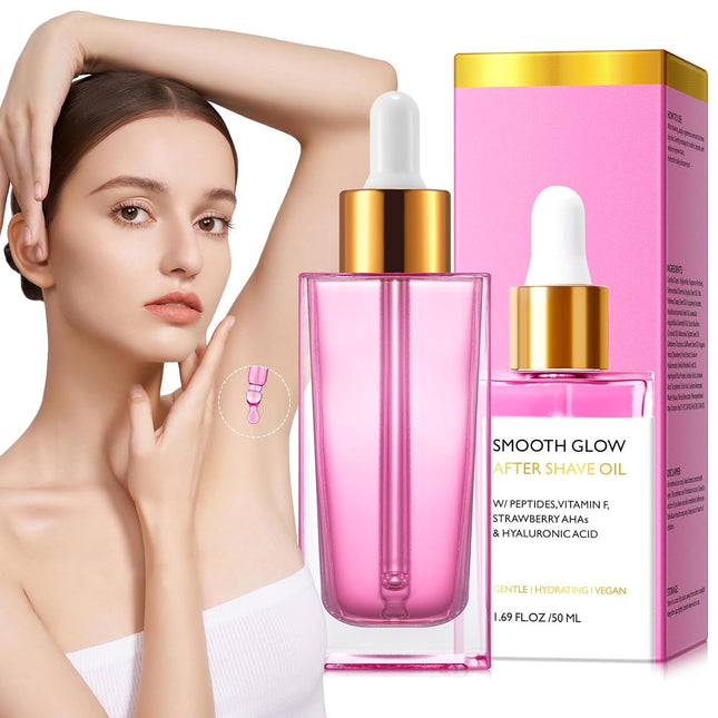 Strawberry Vanilla After Shave Oil – Gentle Hydrating Shave Serum for Women