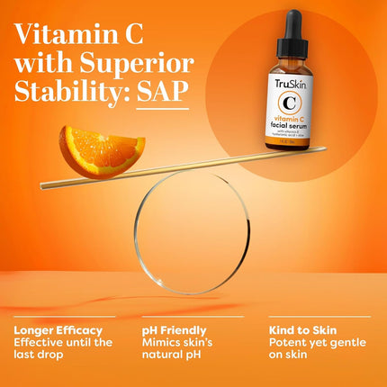 Vitamin C Face Serum – Brightening, Anti-Aging & Dark Spot Reduction, 1oz
