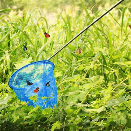 Kids Bug Catching Net with Extendable 34in Handle, Butterfly Fishing Net