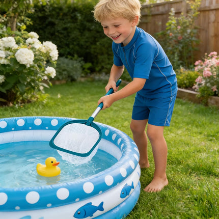 Hot Tub Spa Leaf Skimmer Net, Ultra Fine Mesh with Aluminum Pole, Pool Debris Net