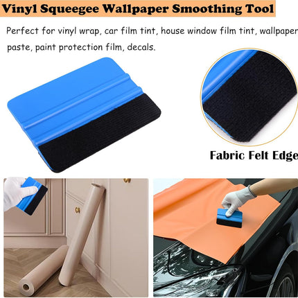 7PCS Vinyl Wrap Window Tint Kit – Vehicle Tinting Tools, Scraper, Squeegee, Knife