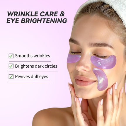 24 Pairs Retinol Under Eye Patches for Dark Circles Puffiness & Wrinkles