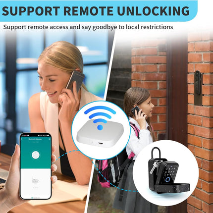 White Mesh Bluetooth & WiFi Gateway for Tuya – Alexa & Google Compatible