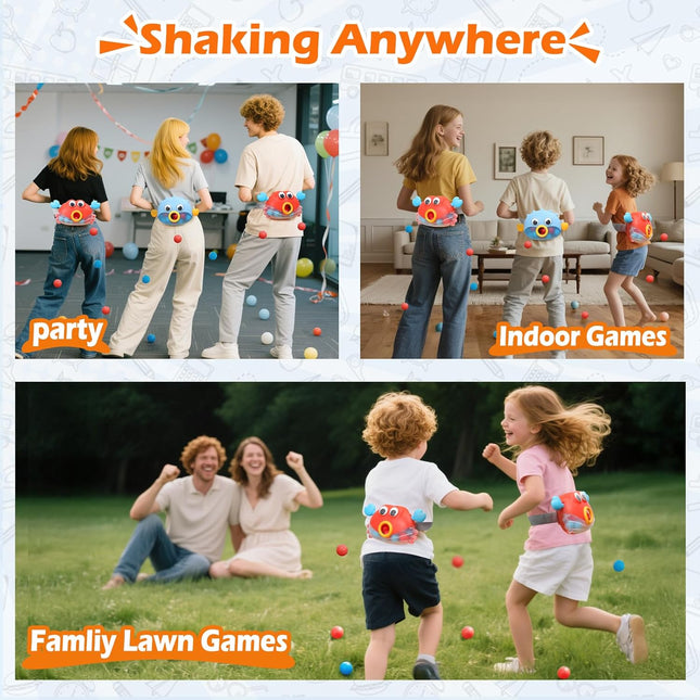 Shaking Ball Game Set with 40 Balls Outdoor Indoor Party Game for Family