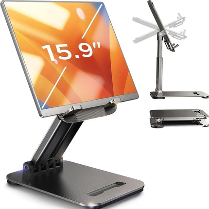Universal Tablet Holder Stand – Portable Foldable Desk Mount for iPad Kindle Switch