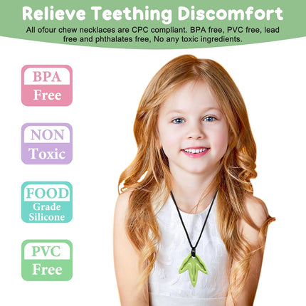 Dinosaur Sensory Chew Necklace – Silicone Chewelry for Autism & ADHD