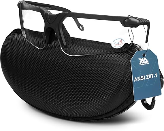 Shooting Glasses for Adults – Anti-Fog Safety Glasses with Case