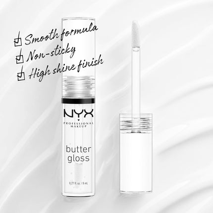Butter Gloss Sugar Glass Clear Lip Gloss Non Sticky Professional Makeup