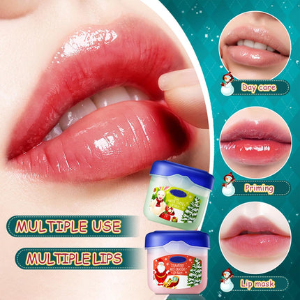 Christmas Hand Cream Gift Set – 8pcs Mini Hand & Lip Balm Set in Gift Box