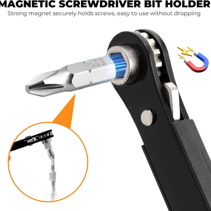 20pcs Small Screwdriver Set – 1/4" Right Angle, 90-Degree Offset for Tight Spaces