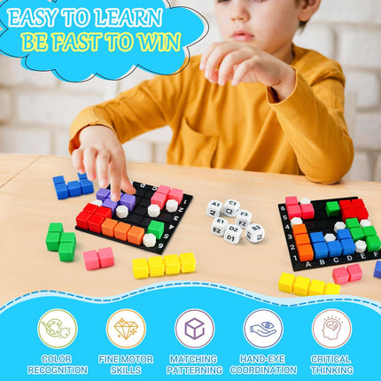 Brain Square Puzzle Game with 160000+ Solutions Pattern Matching Challenge