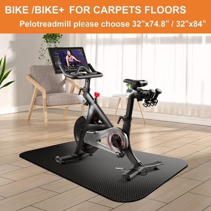 Foldable Treadmill Mat for Exercise Bike Elliptical Rowing Machine Floor Mat