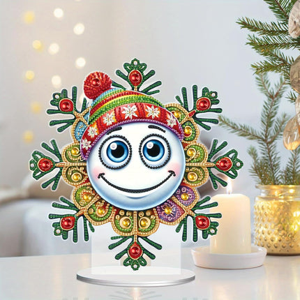 Diamond Painting Snow Globe – 5D DIY Desktop Christmas & Holiday Decor Kit