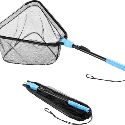 Triangle Fishing Net – Foldable, Lightweight, Strong, Non-Slip Handle