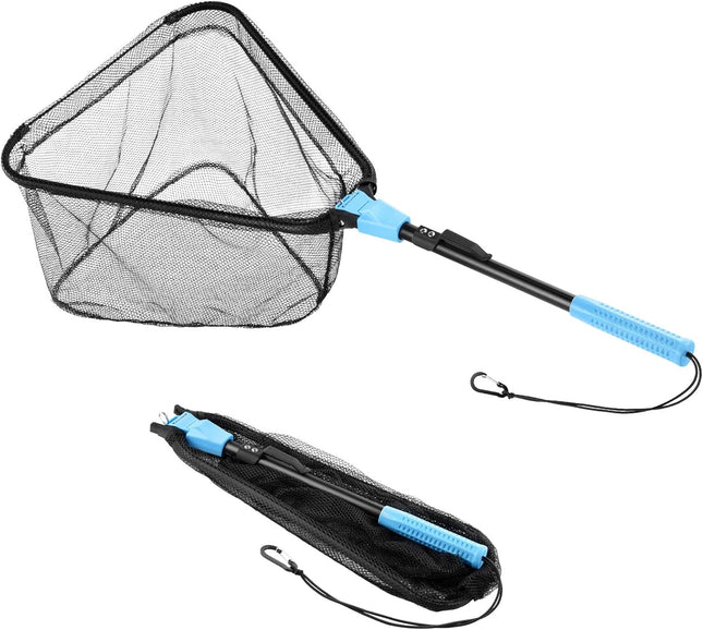 Triangle Fishing Net – Foldable, Lightweight, Strong, Non-Slip Handle