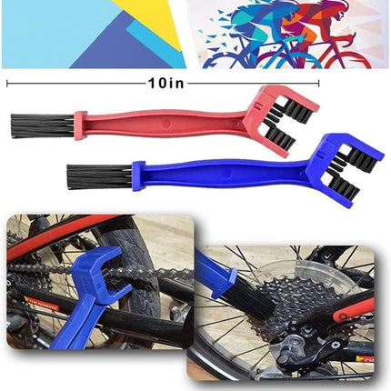 9PCS Bike Cleaning Kit with Chain Cleaner Brush Tools for Bicycles