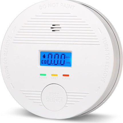 Wireless Smoke & CO Alarm with Dual Sensors for Home Fire & CO Safety