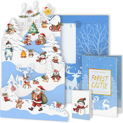Woodland Advent Calendar 2025 – 24-Day Christmas Countdown for Kids & Adults