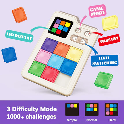 Super Slide Puzzle Game with 1000+ Challenges Electronic Brain Teaser