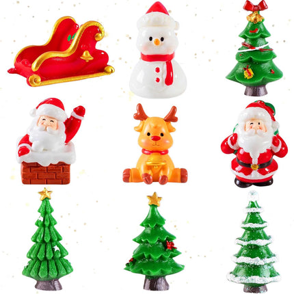 Christmas Snowman Mini Ornament Kit – DIY Table & Fairy Garden Decor