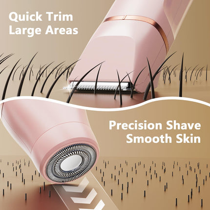 Women Hair Removal Epilator Bikini Trimmer Waterproof Electric Foil Shaver