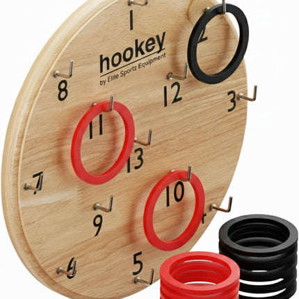 Outdoor Wooden Ring Toss Game Set for Kids, Adults and Family Activities