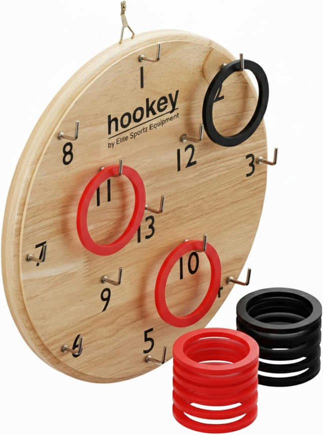 Outdoor Wooden Ring Toss Game Set for Kids, Adults and Family Activities