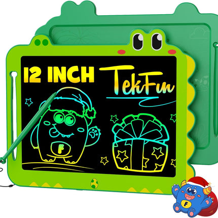 LCD Writing Tablet for Kids – 12” Colorful Doodle & Drawing Board