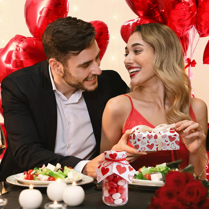 160 Pcs Valentine’s Day Heart Wax Paper: Food, Deli, & Sandwich Wraps for Parties