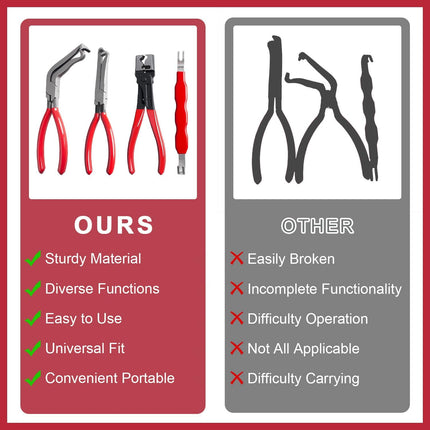 7 PCS Electrical Disconnect Pliers, Automotive Connector Removal Tool for Car & SUV