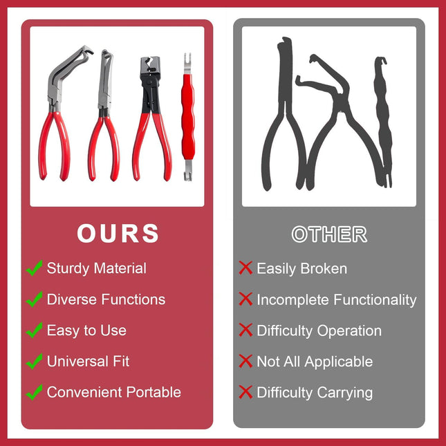 7 PCS Electrical Disconnect Pliers, Automotive Connector Removal Tool for Car & SUV