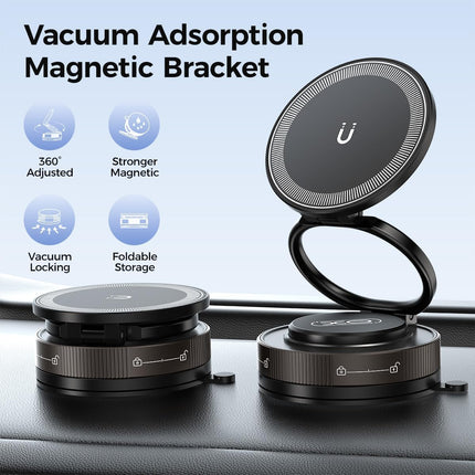 Nano Gel Car Phone Holder – 360° Magnetic Mount for All MagSafe Phones