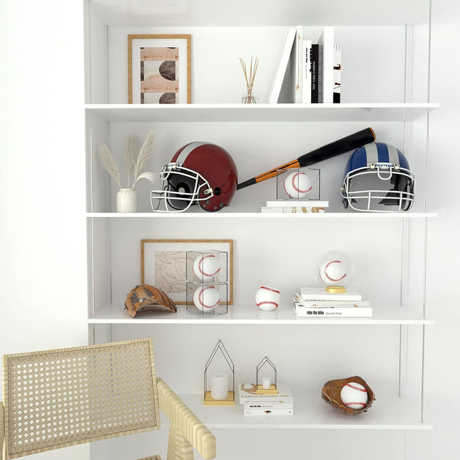 4 Pack Baseball Display Case – UV Protected Acrylic Boxes for Autographed Balls & Memorabilia