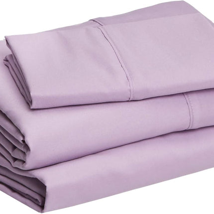 Ultra Soft Microfiber Twin XL Bed Sheet Set, 3 Piece Deep Pocket Lavender