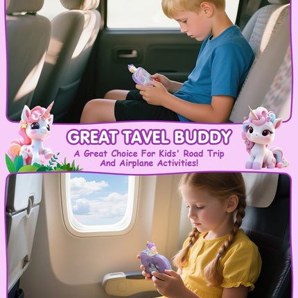 Handheld Water Game with Light Retro Fidget Travel Toy for Kids Ages 3+
