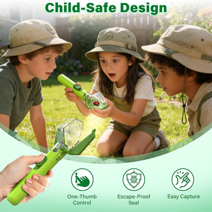 Bug Catcher Kit Kids Insect Trap with 6X Magnifier STEM Educational Toy