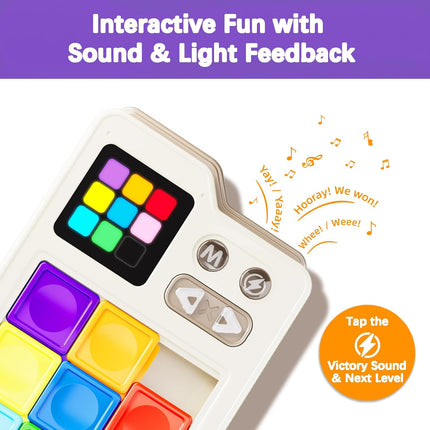 Super Slide Puzzle Game with 1000+ Challenges Electronic Brain Teaser