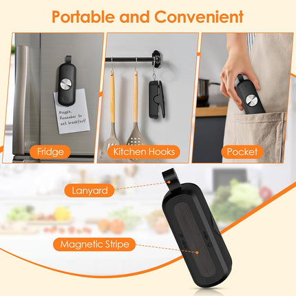 Mini Heat Sealer for Food Bags – 2-in-1 Portable Resealer with Cutter