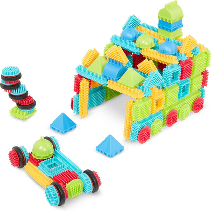 Bristle Blocks 112pc STEM Interlocking Building Blocks Set for Kids 2+
