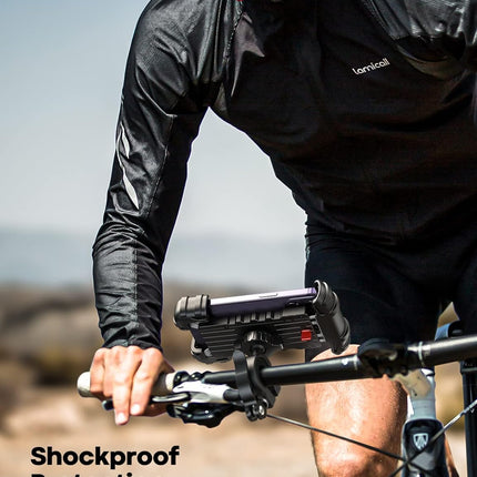 Bike Phone Holder – Motorcycle Mount, Handlebar Clamp for iPhone & Android Phones