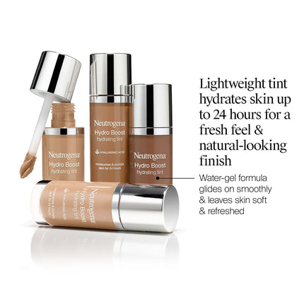 Hydro Boost Hydrating Tint Foundation Buff 30 1oz, Hyaluronic Acid Water-Gel Makeup