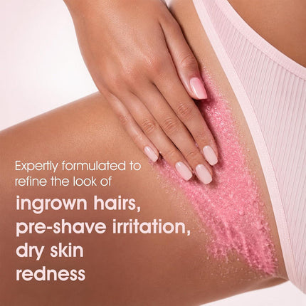 Pre-Shave Bikini Scrub 8.1oz, AHA BHA Passion Fruit & Sea Salt Exfoliant